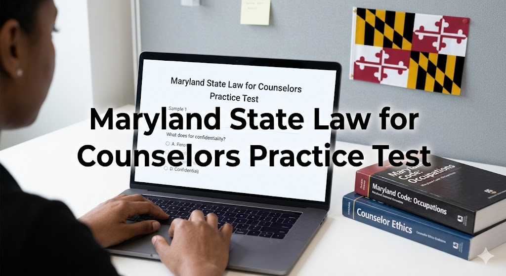 Maryland State Law for Counselors Practice Test Banner