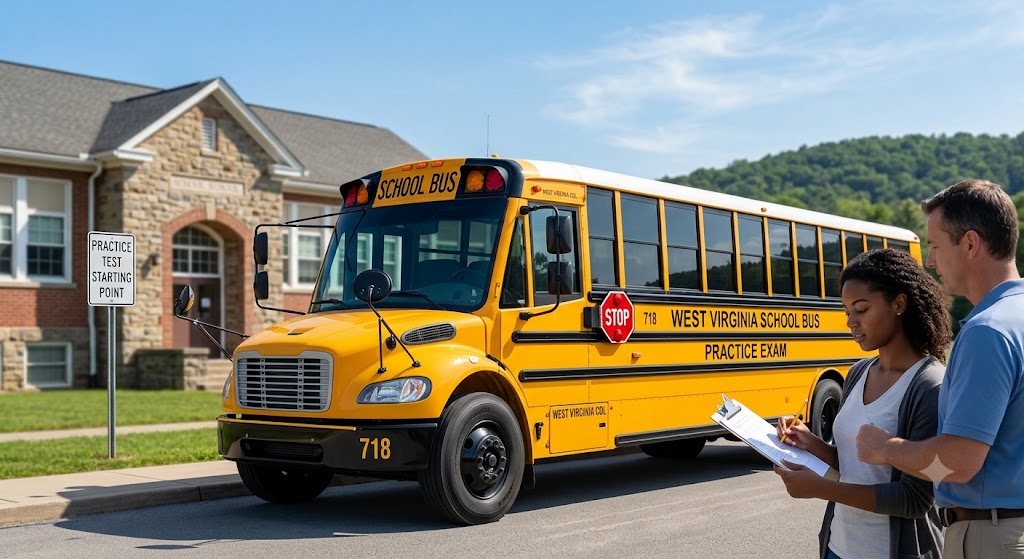 West Virginia CDL School Bus Practice Test Banner