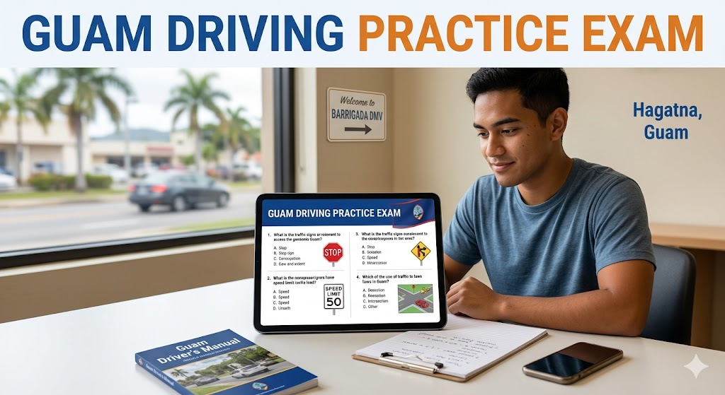 Guam Driving Practice Test Banner