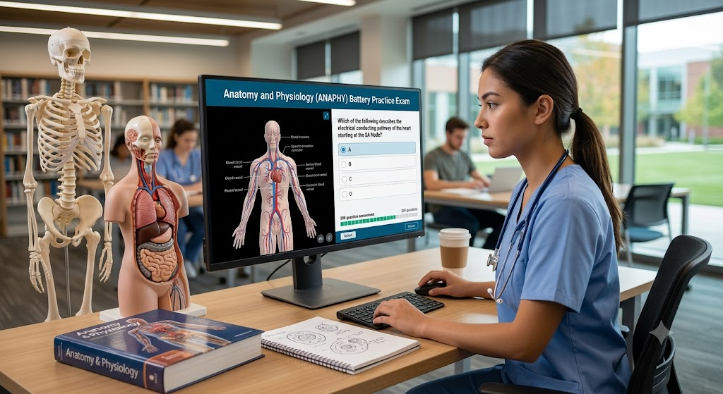 Anatomy and Physiology (ANAPHY) Battery Practice Exam Banner
