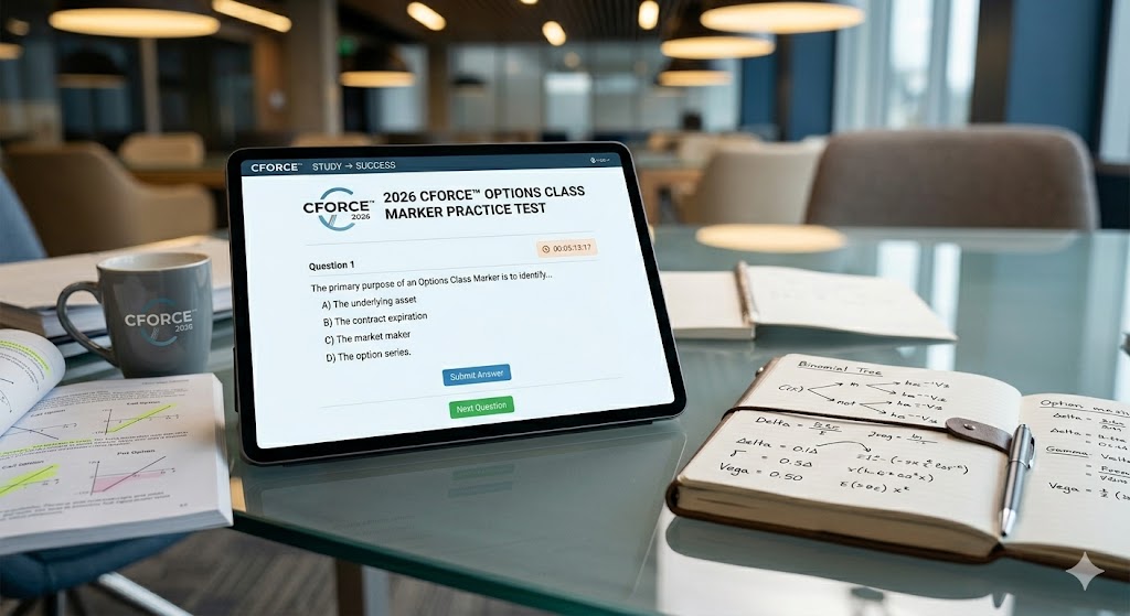 2026 CFORCE Options Class Marker Practice Test Banner