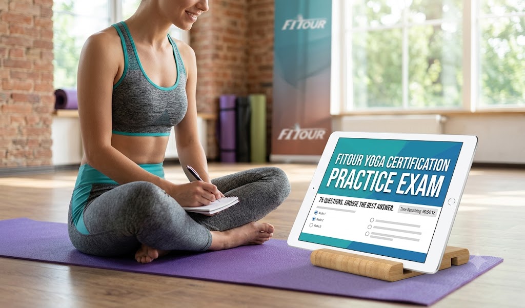 FiTOUR Yoga Certification Practice Test Banner