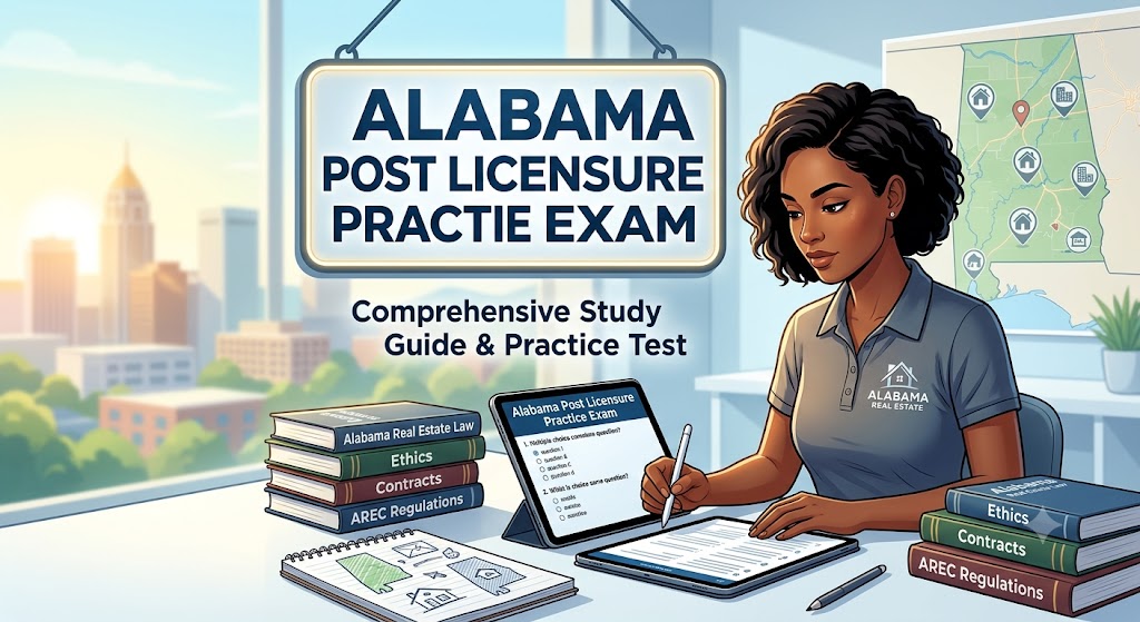 Alabama Post Licensure Practice Exam Banner