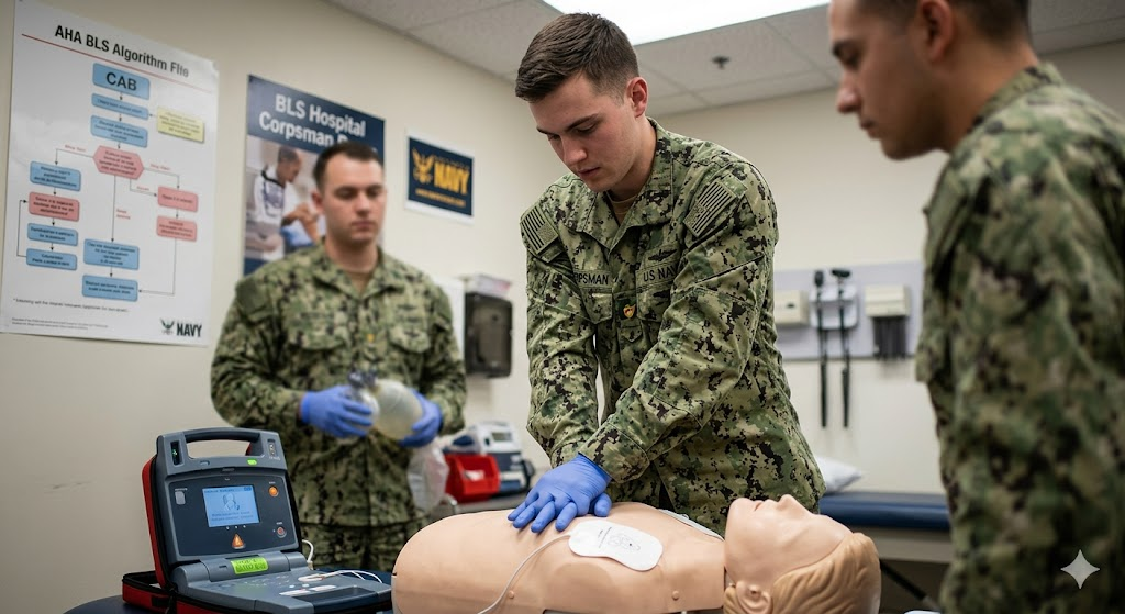 BLS Hospital Corpsman Practice Exam Banner