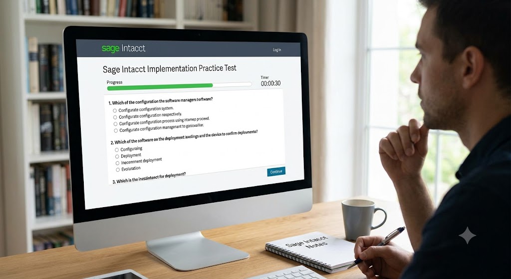Sage Intacct Implementation Practice Test Banner