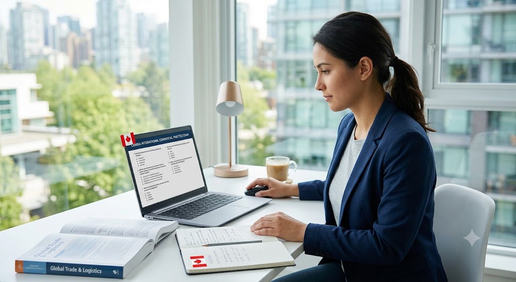 International Commercial Practice Test & Exam Prep | Canada Banner