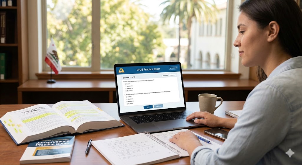 California Pharmacy Jurisprudence Exam (CPJE) Practice Banner