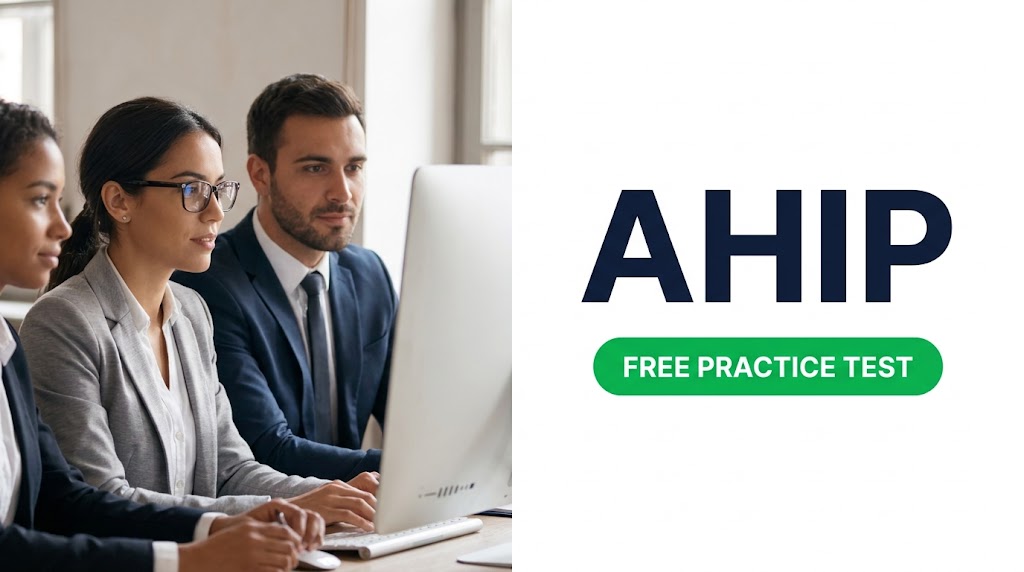 Ahip Designations Practice Test & Exam Prep Banner
