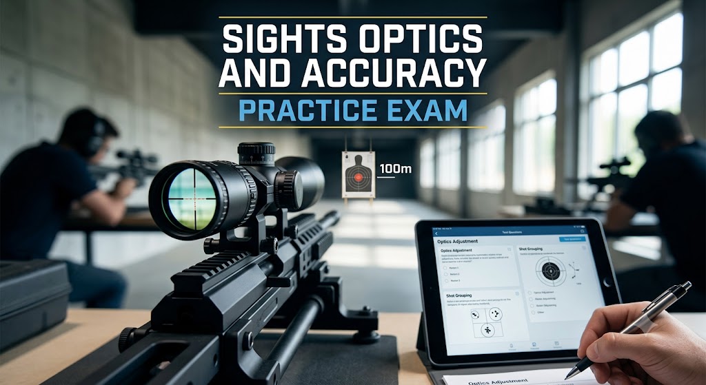 Sights & Optics Accuracy Practice Exam Banner
