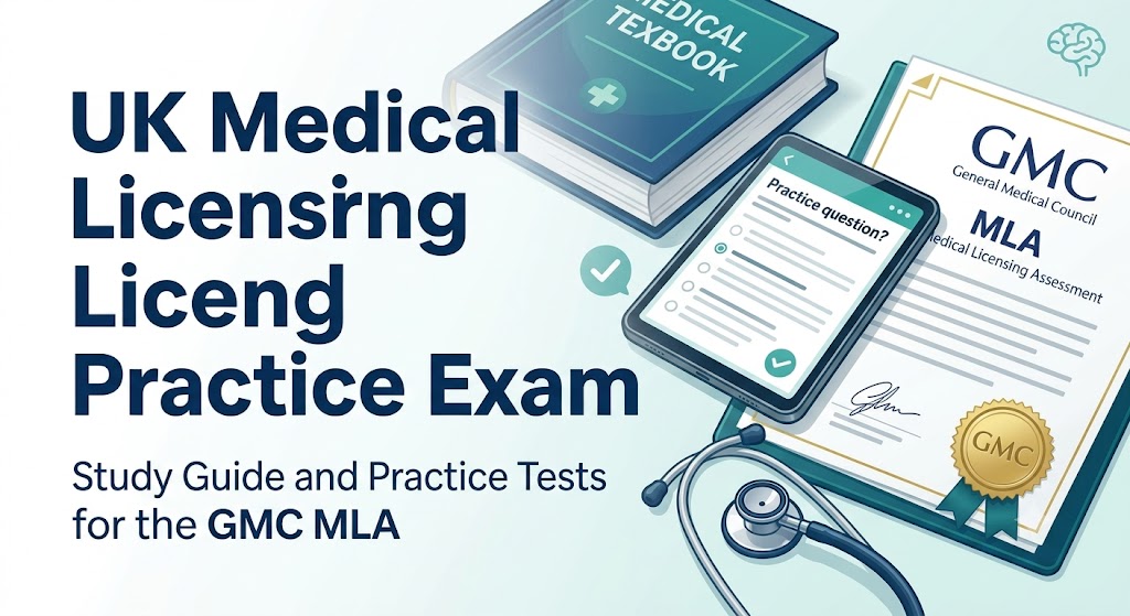 Medical Licensing Practice Test & Exam Prep | United Kingdom Banner