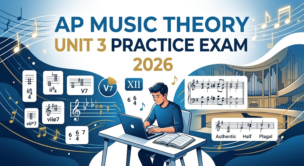 AP Music Theory UNIT 3 Practice Test 2026 Banner