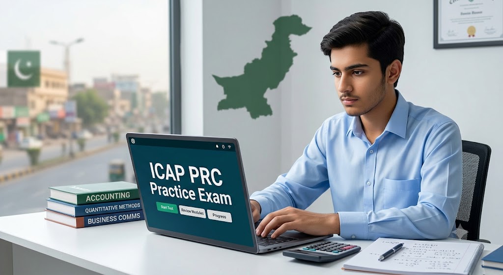 Icap PRC Practice Test & Exam Prep | Pakistan Banner