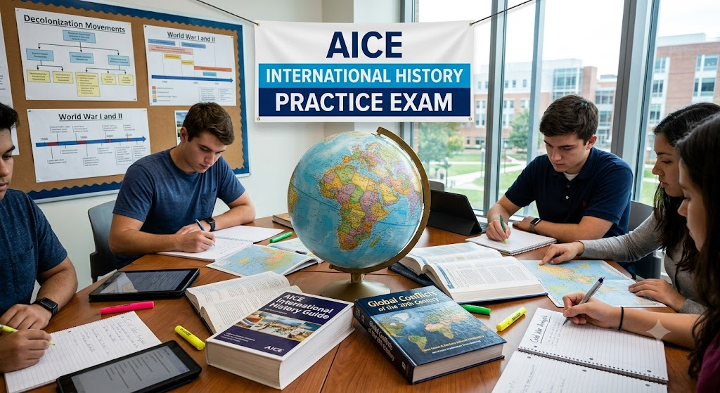 AICE International History Practice Exam Banner