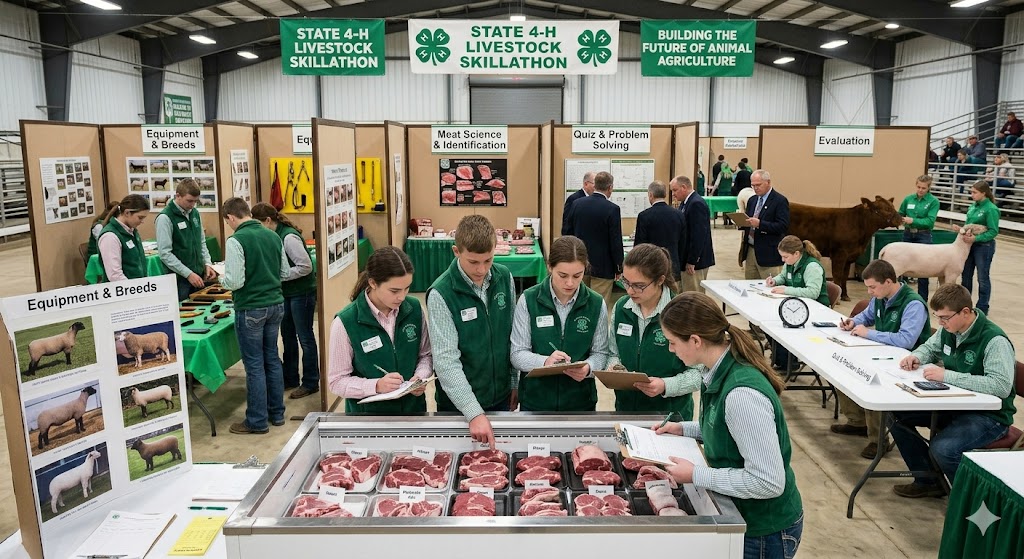 4-H Livestock Skillathon Practice Exam Banner
