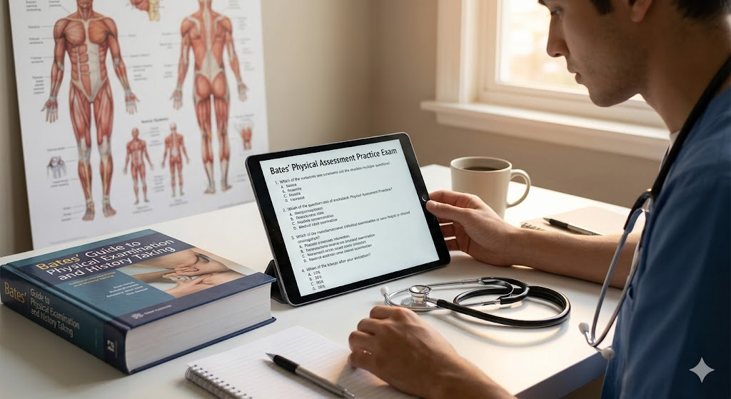 Bates’ Physical Assessment Practice Exam Banner