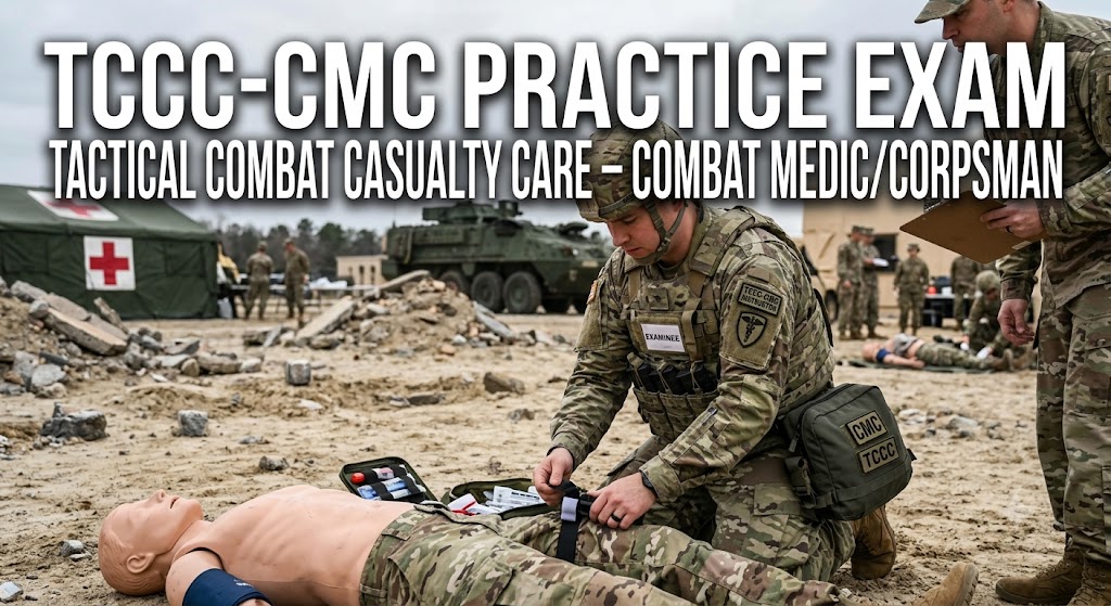 Tactical Combat Casualty Care – Combat Medic/Corpsman (TCCC‑CMC) Practice Test Banner