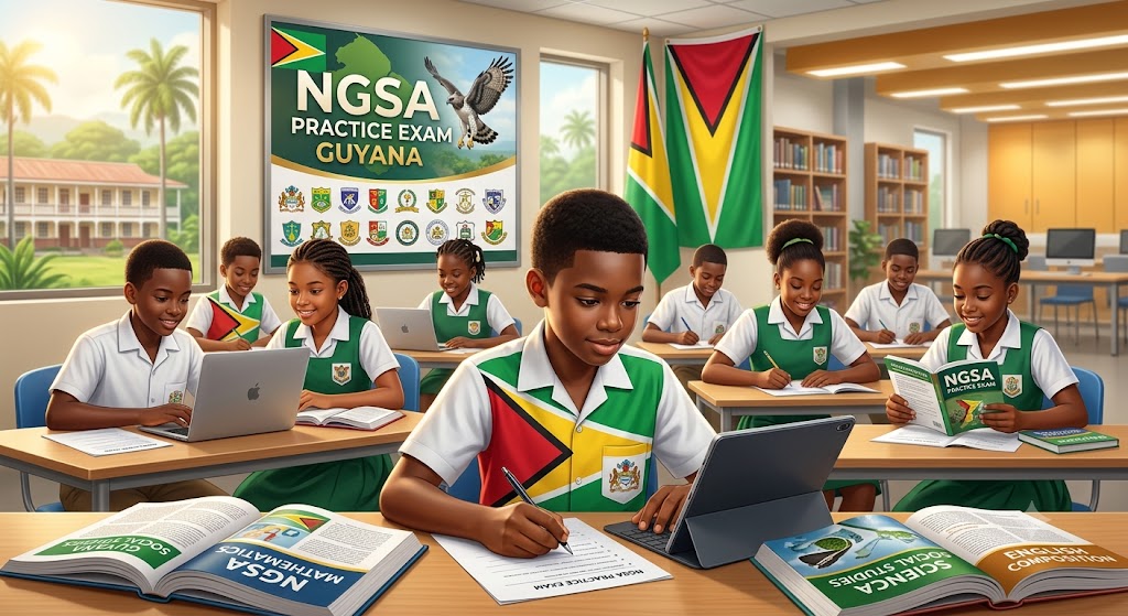 Ngsa Practice Test & Exam Prep | Guyana Banner