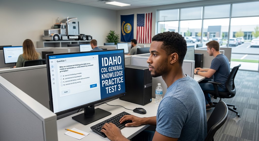 Idaho CDL General Knowledge Practice Test 3 Banner