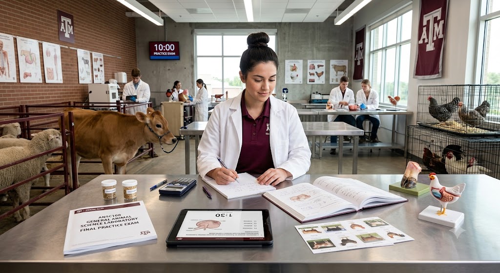 TAMU ANSC108 Animal Science Lab Practice Exam Banner