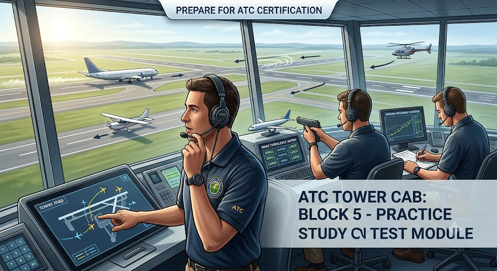 ATC Tower Cab Block 5 Practice Test Banner