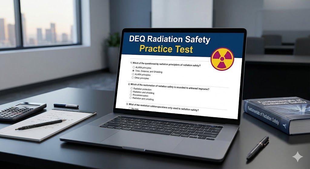 DEQ Radiation Safety Practice Test Banner