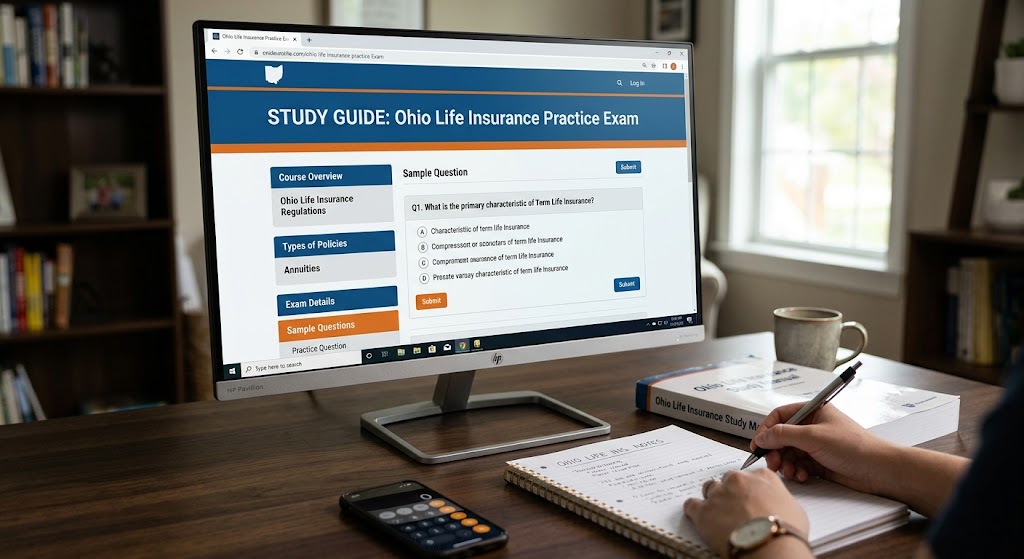Ohio Life Insurance Practice Exam Study Guide Banner