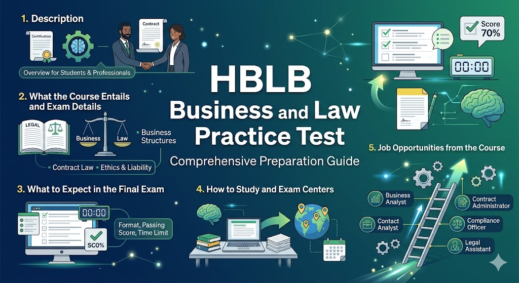 HBLB Business and Law Practice Test Banner