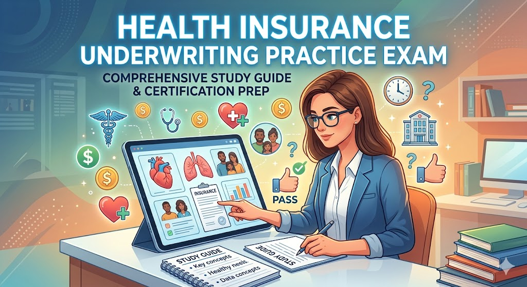 Health Insurance Underwriting Practice Test Banner
