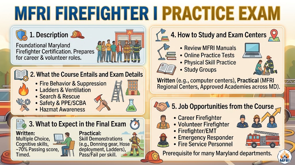 MFRI Firefighter I Practice Test Banner