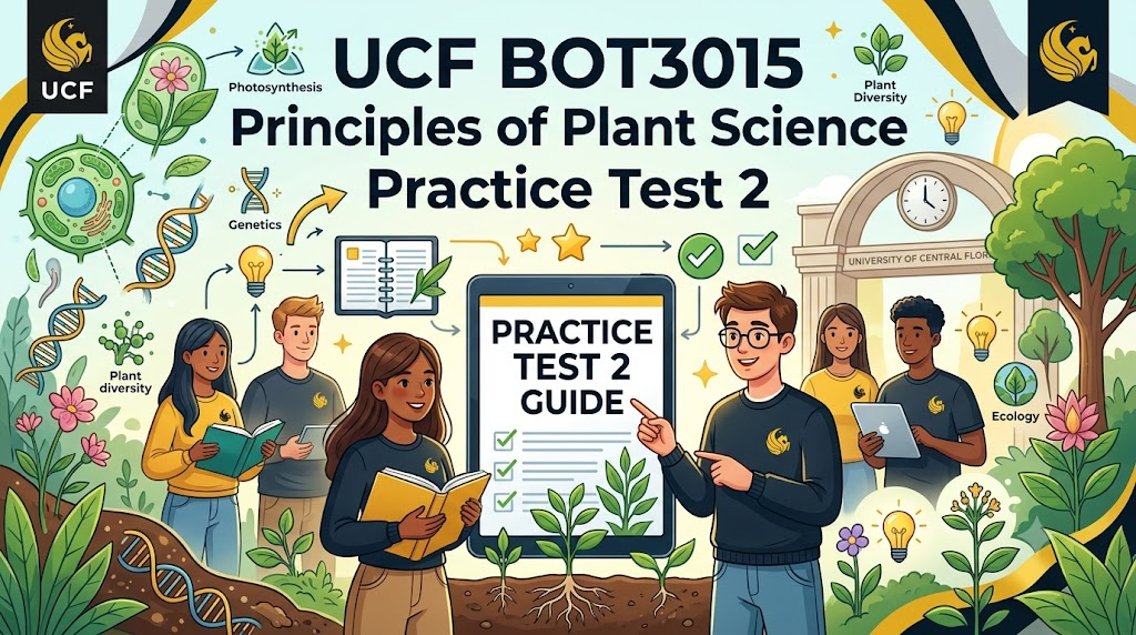 University of Central Florida (UCF) BOT3015 Principles of Plant Science Practice Test 2 Banner