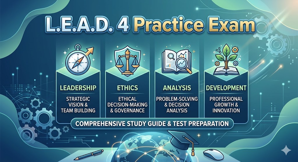 L.E.A.D. 4 Practice Exam Banner
