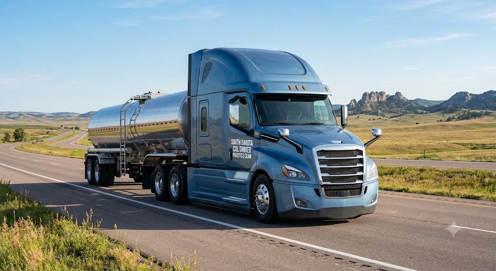 South Dakota CDL Tanker Practice Test Banner