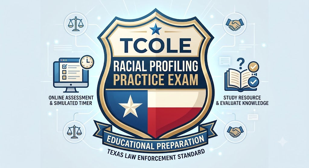 TCOLE Racial Profiling Practice Test Banner