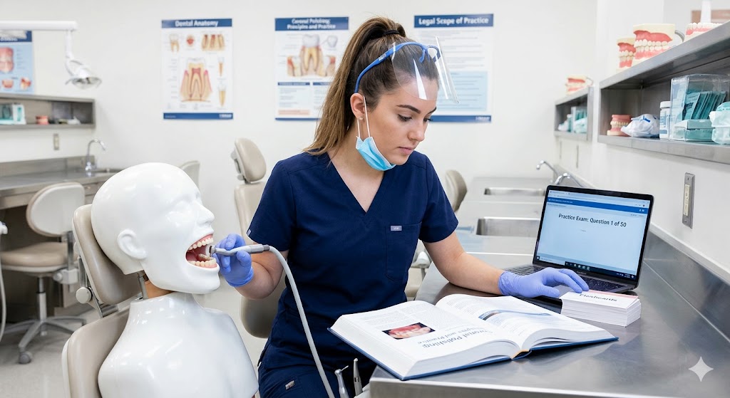 Coronal Polishing for Dental Assistants Certificate Practice Test Banner