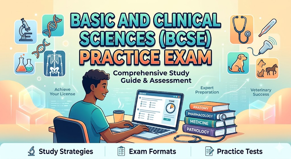 Basic and Clinical Sciences (BCSE) Practice Exam Banner