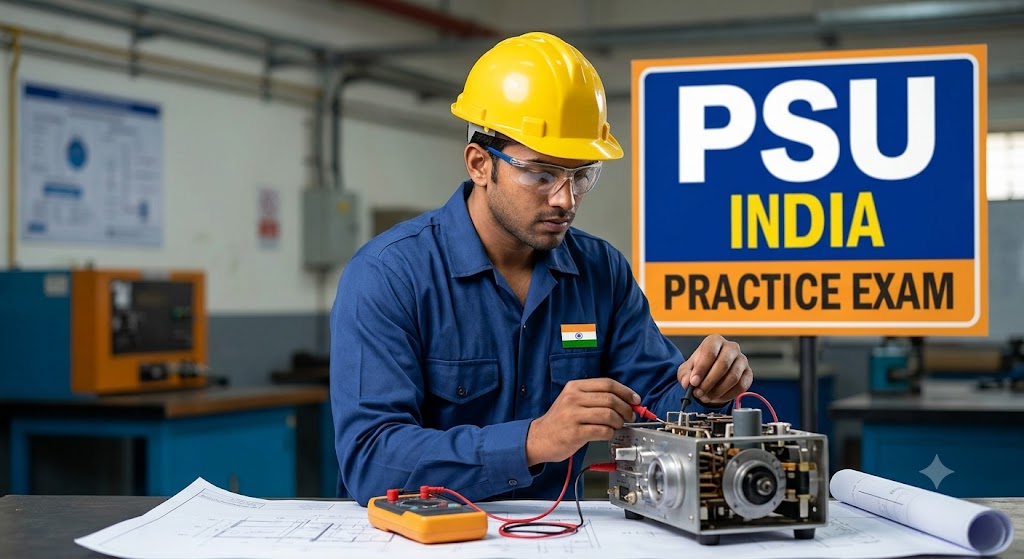 PSU Engineering Practice Test & Exam Prep | India Banner