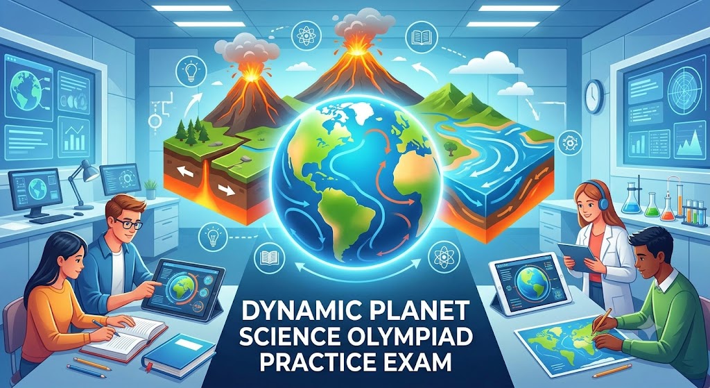 Science Olympiad Dynamic Planet Practice Test Banner