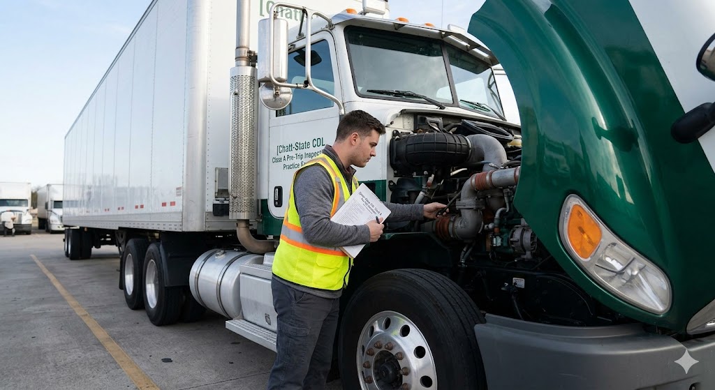 Chatt-State CDL Class A Pre-Trip Inspection Practice Exam Banner