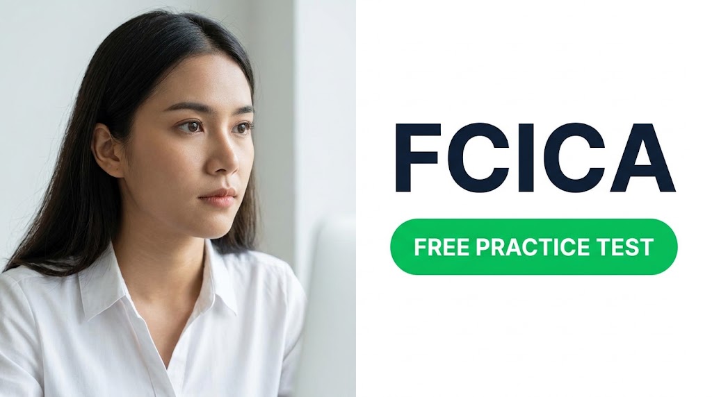 Fcica Practice Test & Exam Prep Banner