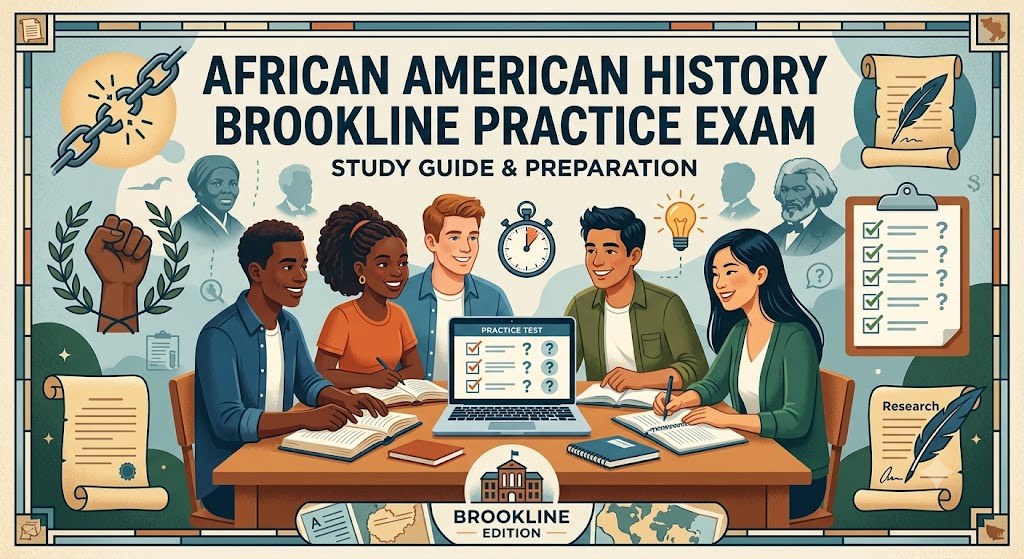 African American History Brookline Edition Practice Test Banner