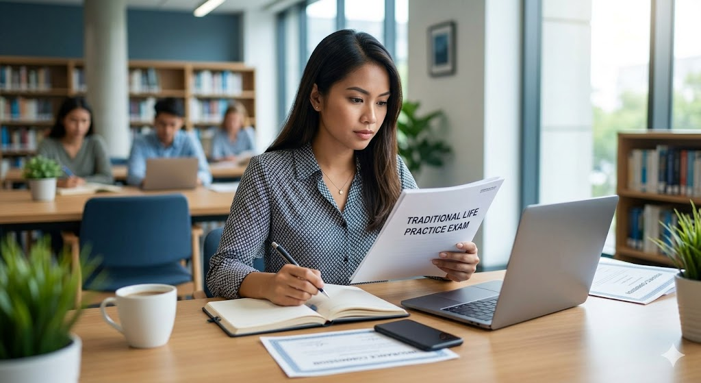 Insurance Commission Traditional Life Practice Exam Banner