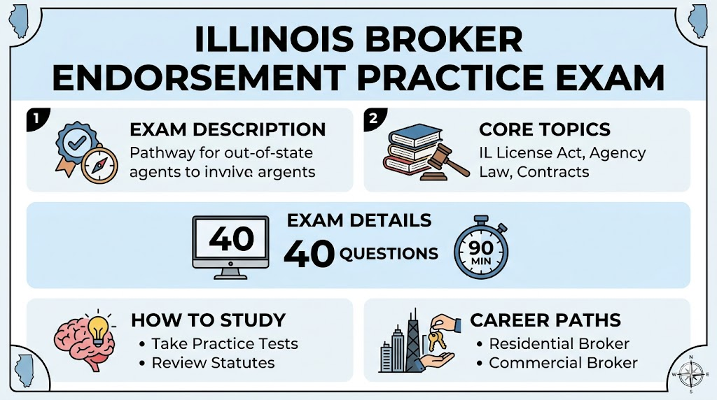 Illinois Broker Reciprocity Practice Exam Banner