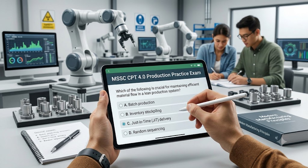 MSSC Certified Production Technician (CPT) 4.0 – Production Practice Test Banner