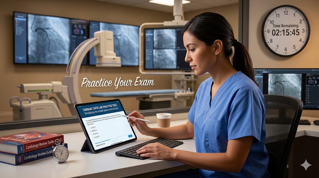 Cardiac Catheterization Practice Test Banner