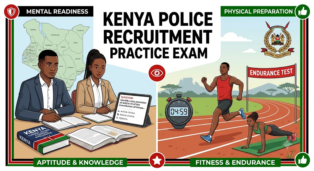 Police Recruitment Practice Test & Exam Prep | Kenya Banner