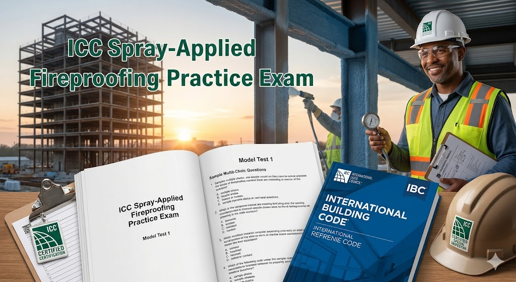 ICC Spray-Applied Fireproofing Practice Test Banner