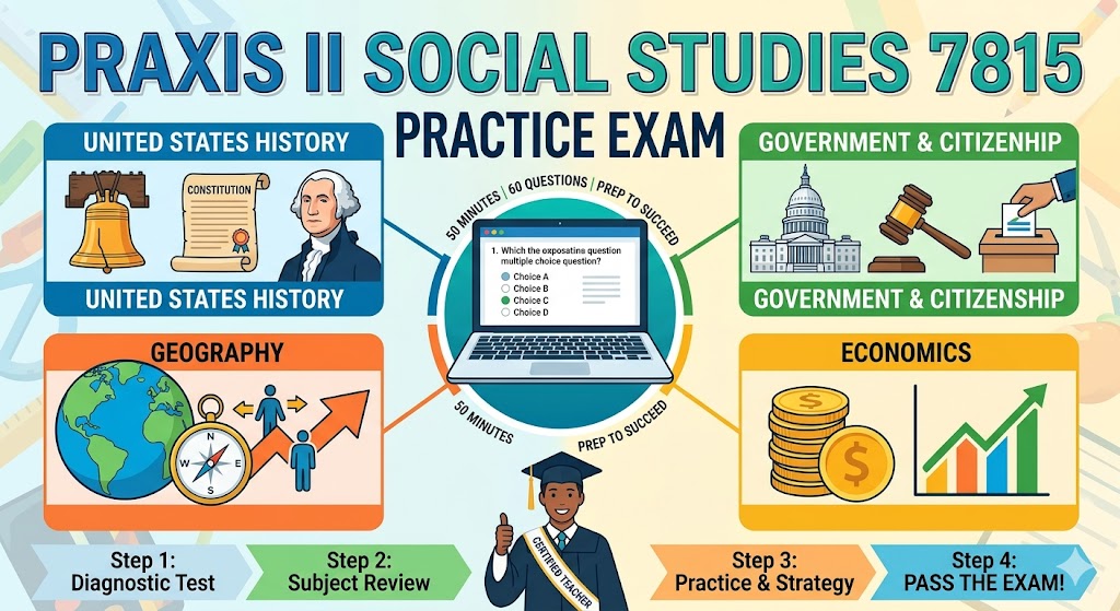 Praxis II Social Studies (7815) Practice Test Banner