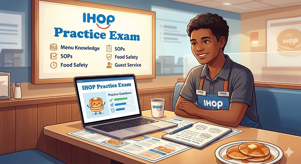 IHOP (International House of Pancakes) Practice Test Banner