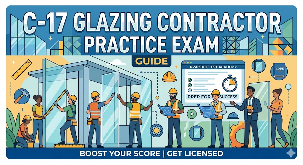 C-17 Glazing Contractor Practice Test Banner