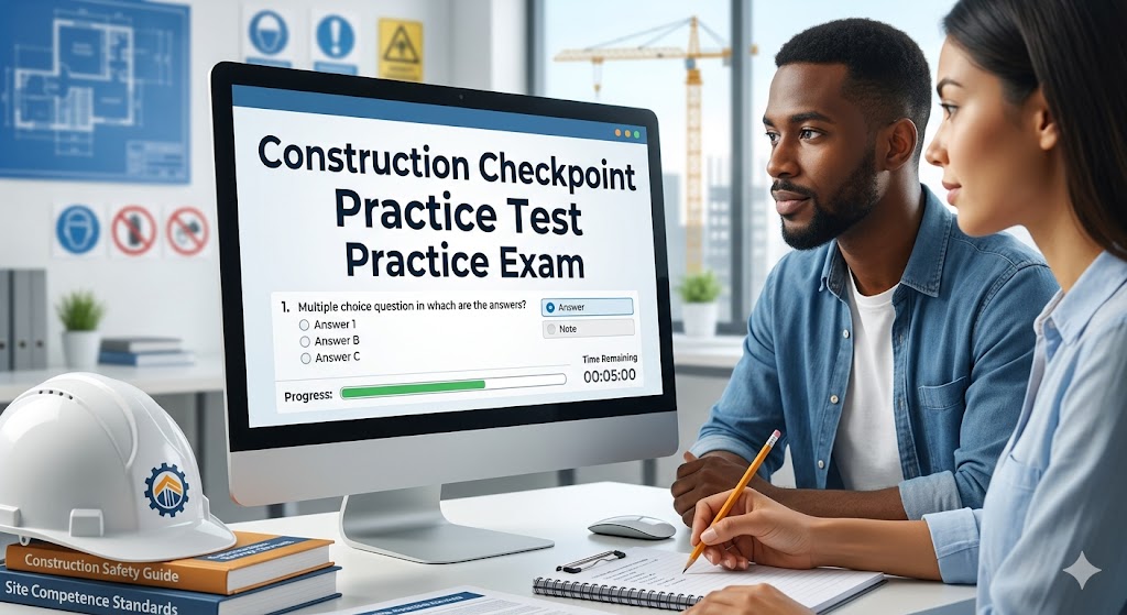 Construction Checkpoint Practice Test Banner